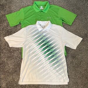 2 Men’s Golf Polos Heat Gear